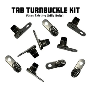 Semi Truck Factory Turnbuckle Hardware Kit for Bugscreens/Winterfronts(NO BOLTS) - Picture 1 of 3