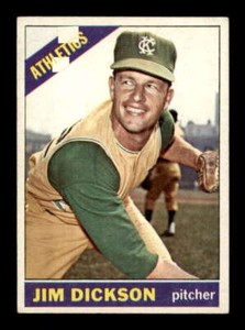 1966 Topps #201 Jim Dickson VG/VGEX Athletics 554990