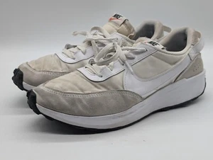 Scarpe da ginnastica Nike DH9522-101 da uomo taglia 10 bianche waffle debutto retrò scamosciate vintage - Foto 1 di 8