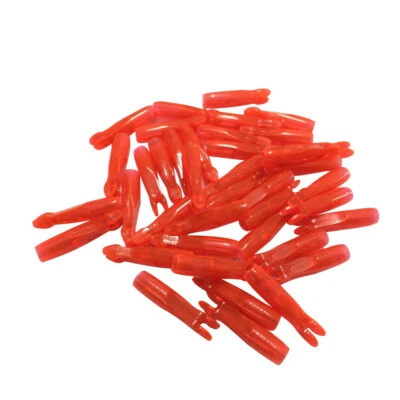 100pk Plastic Arrow Nocks for OD 5.5mm Arrow Shaft Archery Hunting Arrow Nocks - Image 1 of 4