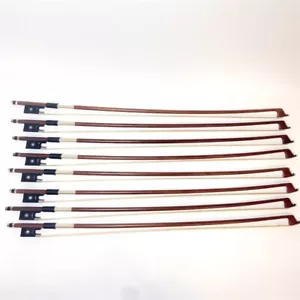 10pcs Advanced High Quality brazilwood 1/16 student violin bow,ebony frog - Picture 1 of 6