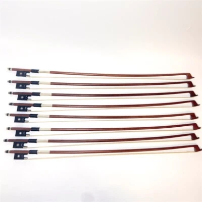 10pcs Advanced High Quality brazilwood 1/16 student violin bow,ebony frog - Image 1 of 4