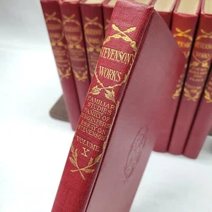 Rare 1906 Works of Robert Louis Stevenson Limited Edition/1000, ALDUS DELUXE ED. - Imagen 1 de 14
