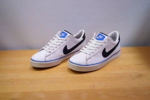 NIKE SWEET CLASSIC LEATHER 318333 148 White / Black MEN Size 10 - Picture 1 of 23