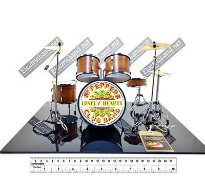 Mini Drum set BEATLES Sgt. Pepper's Lonely Heart model miniature diorama kit