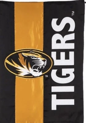 Missouri Tigers Missouri University Decorative Team Flag 18x12 Inches Yard Flag - Image 1 of 4