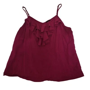 Mossimo Rüschen Spaghettiträger Tank Top Mossimo Magenta Rosa Damen XL - Bild 1 von 8