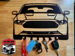 Mustang Key fob holder metal wall art plasma cut decor chain gift idea - Picture 1 of 1
