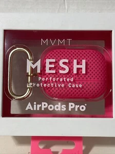 Pink AirPods Pro Protective Case Snug Fit Soft Shell Protection Carabiner - Picture 1 of 5