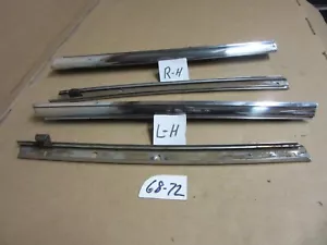 1968-1972 Corvette Windshield Left&Right Inner&Outer Reveal Molding 1 Sets - Picture 1 of 14