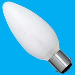 6x 25W Frosted Dimmable Incandescent Standard Candle Light Bulbs SBC B15 Lamp - Afbeelding 1 van 1