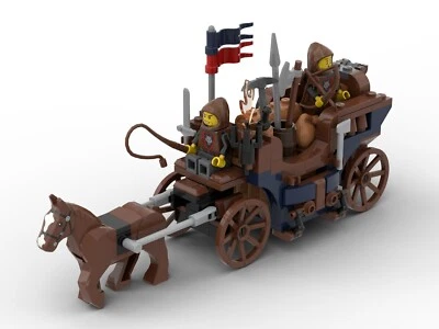 MOC aus LEGO® Wolfpack Carriage / Kutsche der Wolfsbande  Passt zu 10305 10332 - Bild 1 von 4