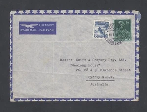 SWITZERLAND 1942 WWII AIRMAIL COVER ZURICH TO SYDNEY AUSTRALIA - Picture 1 of 1