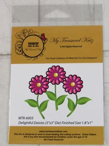 My Treasured Kutz, troquel de metal, margaritas, MTK-6003 - Imagen 1 de 2