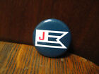 Letter "J" Nautical Flag Lapel Pin - Red White And Blue Striped Banner Button