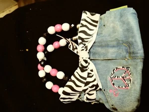 Mini Denim Bootie Bag Kids Purse - Picture 1 of 8