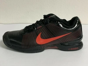 Nike Air Zoom Vapor 6 Tour Black Red Men's Low-Top Sneaker ~ US 9 ~ 344539-061 - Picture 1 of 12