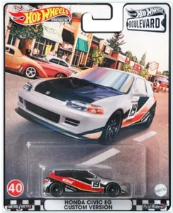 2021 Hot wheels Premium Boulevard Real Riders Honda Civic EG Custom Version Box* - Picture 1 of 2