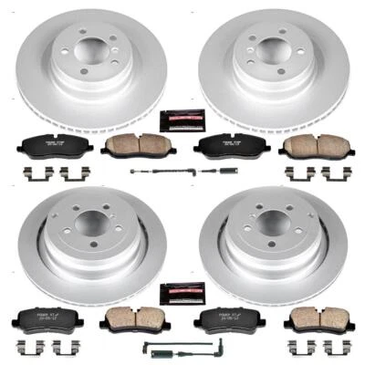 PowerStop Disc Brake Kit - Front and Rear - Fits Land Rover Range Rover 2006-200 Foto 1 de 4
