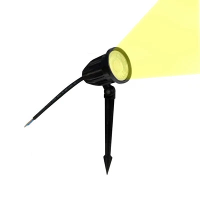 FARETTO A LED COB DA ESTERNO PER GIARDINO CON PICCHETTO  LUCE ORIENTABILE IP65 - Immagine 1 di 4