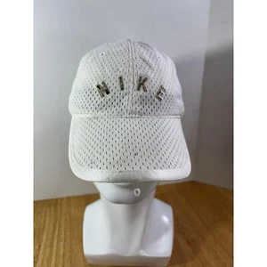 Nike Tailwind Fit Dry 6 Panel Hat White Strapback Cap Lightweight Run Jog Walk - Picture 1 of 5