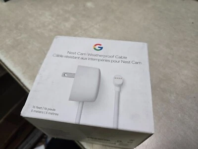 SEALED Google Weatherproof Cable for Nest Cam 16ft | #Z100 - Image 1 of 3
