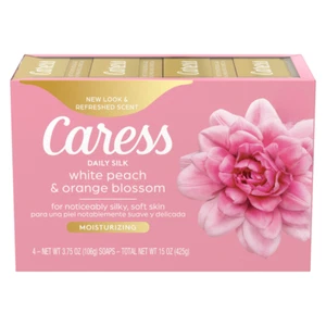 Caress Beauty Bar Seife für spürbar seidig weiche Haut täglich Seidenextrakt und... - Bild 1 von 7