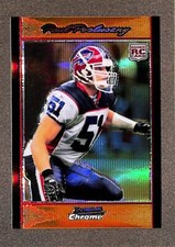 2007 Bowman Chrome #BC96 Paul Posluszny Orange Refractor RC /25