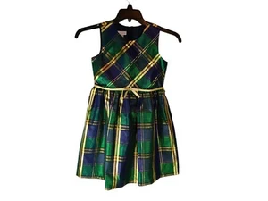 Bonnie Jean Girls' Sleeveless  Fit Flare Strips Multicolor Dress sz 10 - Picture 1 of 11