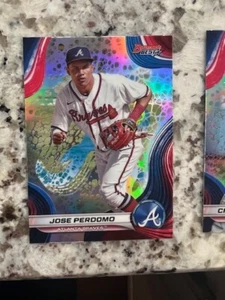 2024 BOWMAN'S BEST PROSPECT REFRACTOR ATLANTA BRAVES JOSE PERDOMO #TP1 - Picture 1 of 1