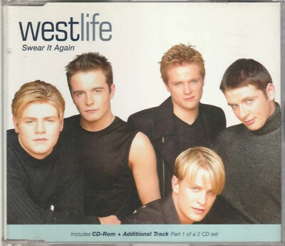 WESTLIFE - Swear It Again - 1999 Enhanced CD Single  (CD1)   *FREE UK POSTAGE* Foto 1 de 2