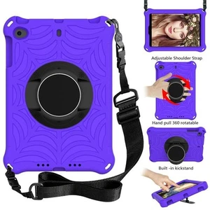 For iPad Mini 5 4 3 2 1 7.9 in Case 360 Rotating Shockproof Strap EVA Kids Cover - Picture 1 of 25
