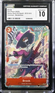 Brook ST21-012 CGC 10 Starter Deck EX Gear 5 One Piece Card - Picture 1 of 2