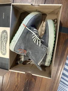 Satorisan Waraku Grey Leather Sneakers Boots Size 38 - Very Nice! - Picture 1 of 11