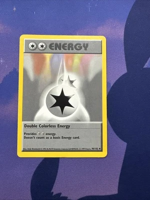 Double Colorless Energy 96/102 Shadowless Base Set Unlimited MP - Image 1 of 4