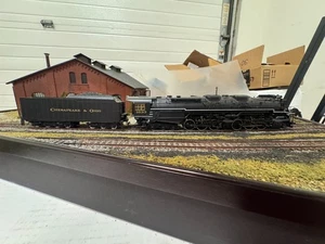 CUSTOM RIVAROSSI H-8 ALLEGHENY C&O KITBASH HO SCALE LOCOMOTIVE VINTAGE SOUND - Picture 1 of 16