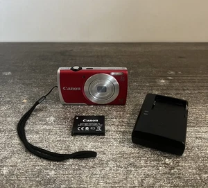 Canon PowerShot A2500 rot Digitalkamera 16MP 5X optischer Zoom HD getestet funktioniert - Bild 1 von 8