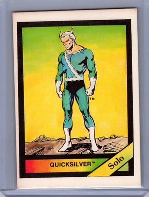 1987 COMIC IMAGES MARVEL UNIVERSE I #59 QUICKSILVER AVENGERS VINTAGE CARD NM - Image 1 of 2