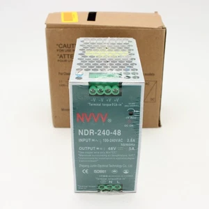 NVVV NDR-240-48 48V 5A 100-240VAC Power Supply - Afbeelding 1 van 8