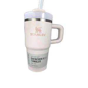 Stanley 20 oz Stainless Steel H2.0 Flowstate Quencher Tumbler Rose Quartz - Picture 1 of 5