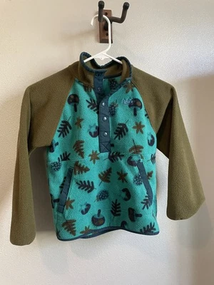 Chaqueta polar cooperativa REI juvenil XS 6-7 verde 1/2 sudadera a presión suéter Foto 1 de 4