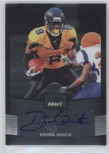 2012 Leaf Metal Draft Brian Quick #BQ1 Rookie Auto RC - Picture 1 of 4