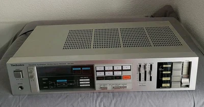 Technics SA-250 Quartz Synthesizer FM Am Stereo Receiver Verstärker, Silber - Bild 1 von 4