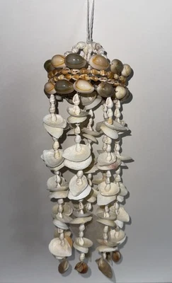 Wind Chimes for Outside Handcrafted  Capiz Shells Sea Shell Windchime Beach - Image 1 of 3