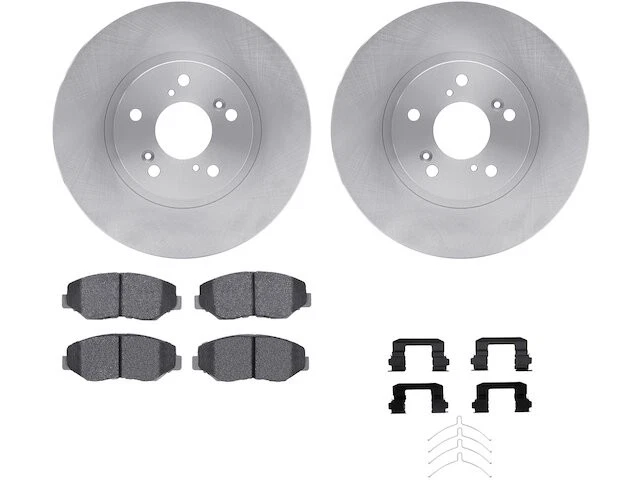 Kit de pastillas de freno delanteras y rotor para Honda Pilot 2003-2008 2004 2005 2006 GK991VN Foto 1 de 1