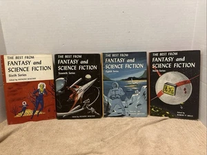 The Best from Fantasy and Science Fiction 6, 7, 8, 9 LOT ed. by Anthony Boucher - Imagen 1 de 4