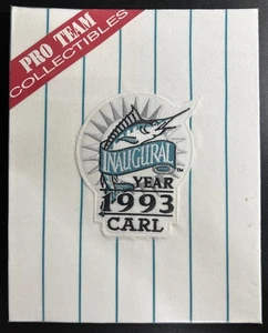 Parche del año inaugural 1993 de los Florida Marlins de 4,25" de alto bordado NUEVO planchado - Imagen 1 de 2