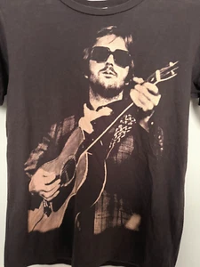 RARE Vintage ERIC CLAPTON L Crossroads Brown Portrait T-Shirt Blues Concert Tour 90s - Bild 1 von 4