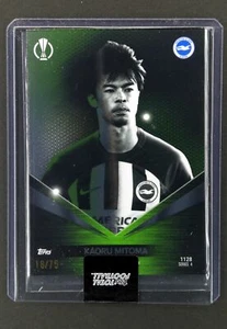 Fútbol Total Topps #1128 Kaoru Mitoma Primera Clase 2023-24, Verde/75 12G - Imagen 1 de 2