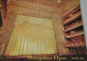 1965/66 Metropolitan Opera Promotional Brochure/Program Faust Roles Sydney Opera - Picture 1 of 10
